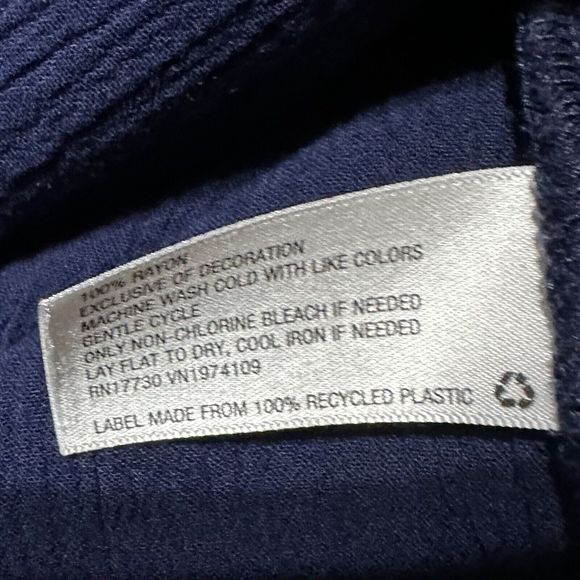 Knox Rose Maxi Dress Women’s Plus Size 4X Navy Blue Mumu Crochet Trim Sharkbite - Picture 6 of 6